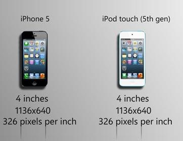 ماذا تختار بين iPhone 5 وiPod touch 5G ؟